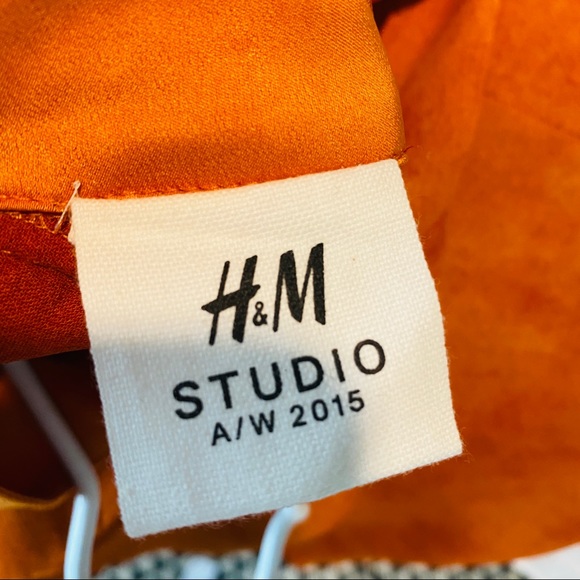 H&M Studio A/W 2015 Exclusive Line Peek A Boo Long Sleeve Top Size 8 - Picture 7 of 8